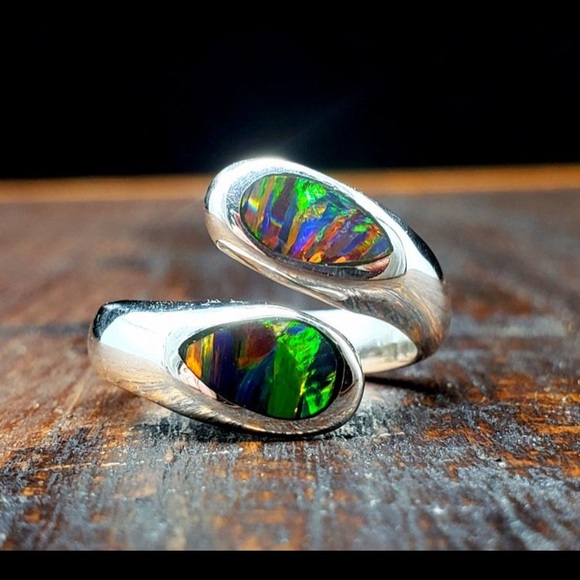 Southwestern Taxco Opal Ring - Picture 2 of 3